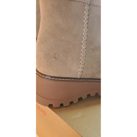 Lucky Brand Chameli Dune WP Suede Waterproof Ankle Lug Boots LK-CHAMELI 9M - Picture 10 of 14